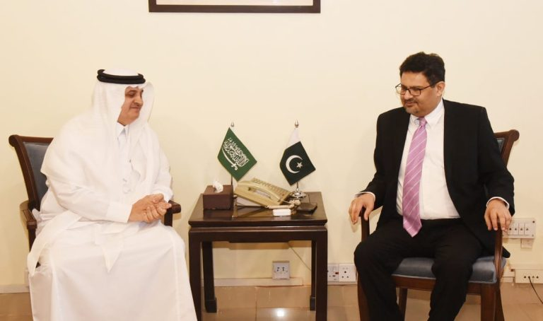 SA Ambassador, Miftah discuss avenues to promote trade, investment