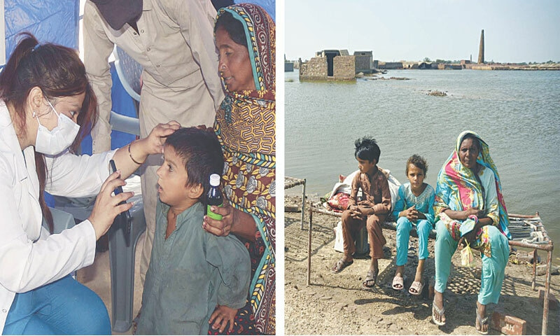Health care camps continue providing medical services in flood hit areas