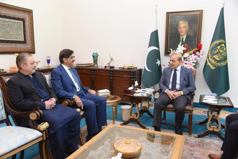 Sindh CM thanks Shehbaz Sharif for special focus on KCR project, rehab of flood victims