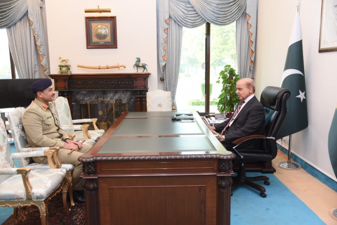 COAS General Asim Munir calls on PM