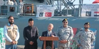 NDMA dispatches 1000-tonne relief cargo through PNS NASR to Syria, Turkiye