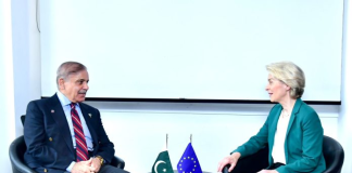 Shehbaz Sharif, President EU Commission discuss bilateral cooperation in diverse areas