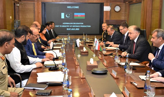 High-level Azerbaijan defence delegation calls on Israr Tareen