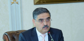 Caretaker PM, MD IMF discuss economic stability