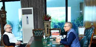 President, former Senator Durrani discuss political situation