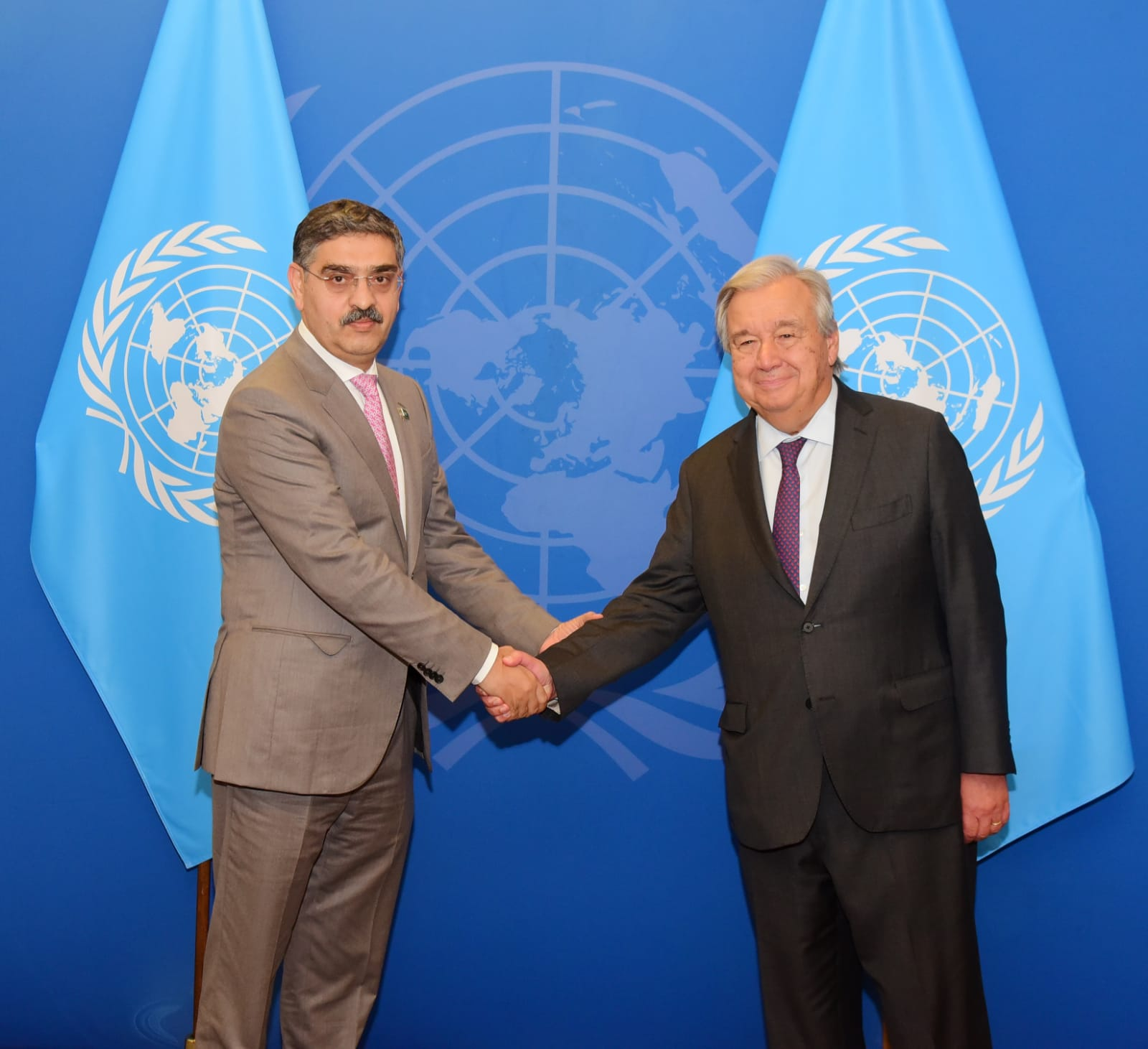 PM Kakar updates Guterres on India’s human rights violations in IIOJK