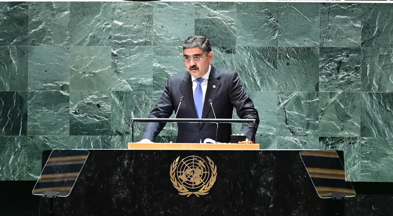 Kashmir key to India-Pakistan peace, says PM Kakar, urges UN resolutions’ implementation