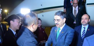 Caretaker PM arrives in Urumqi