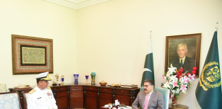 Outgoing naval chief pays farewell call on PM