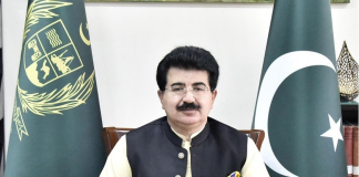 Sanjrani commends Pak Navy’s exemplary professionalism