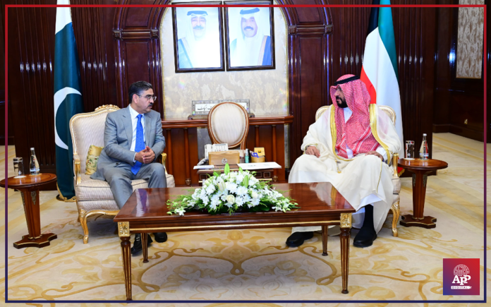 Caretaker PM, Kuwaiti First Deputy PM reaffirm to strengthen fraternal ties