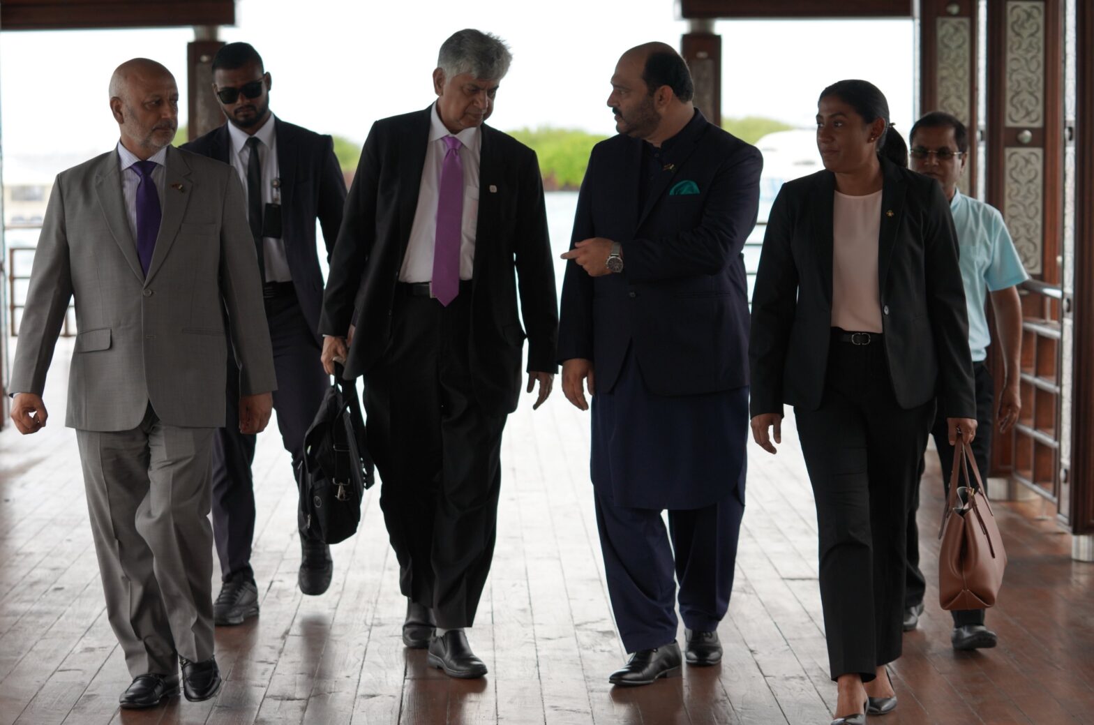 Solangi leaves for home from Maldives