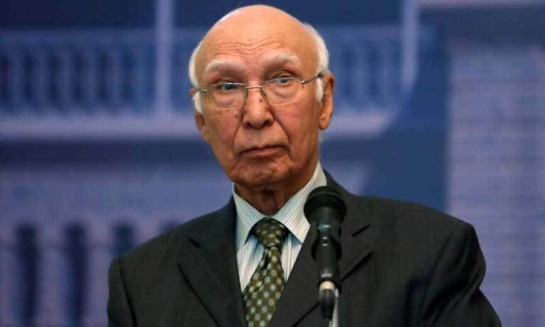 A seasoned politician and great national asset”: PM condoles passing of Sartaj Aziz