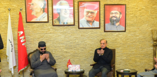 PM visits Asfandyar Wali’s residence to condole over his wife’s demise