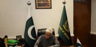 Khawaja Asif assumes charge as Minister for Defence, Defence Production
