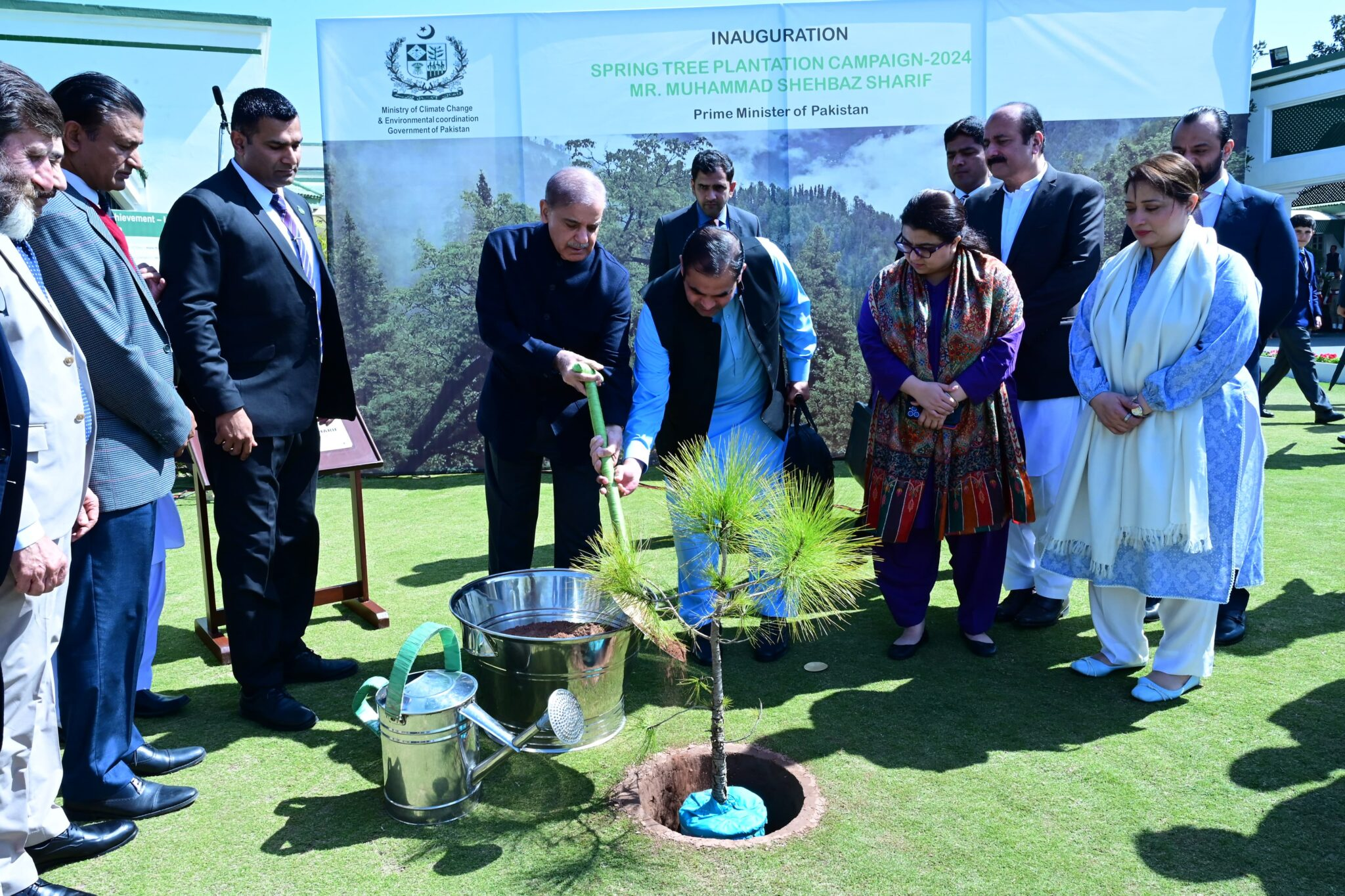 PM kicks off spring plantation drive, vows to save country from climate change risks