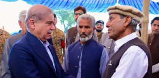 PM visits residences of Captain Ahmed Badar Shaheed, Lt. col Syed Kashif Ali Shaheed