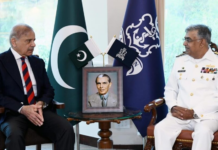 PM lauds Pakistan Navy for safeguarding country’s maritime interests