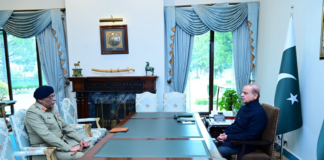 CJCSC Gen Sahir calls on PM Shehbaz