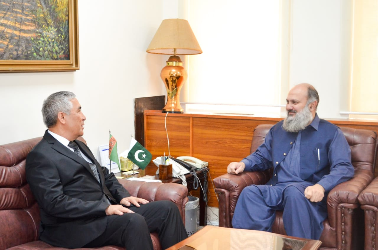 Turkmenistan Ambassador, Pakistan’s minister discuss bilateral trade strategies