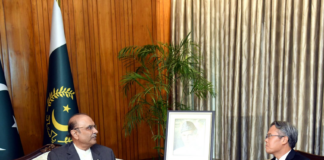 Chinese Ambassador calls on President Asif Ali Zardari