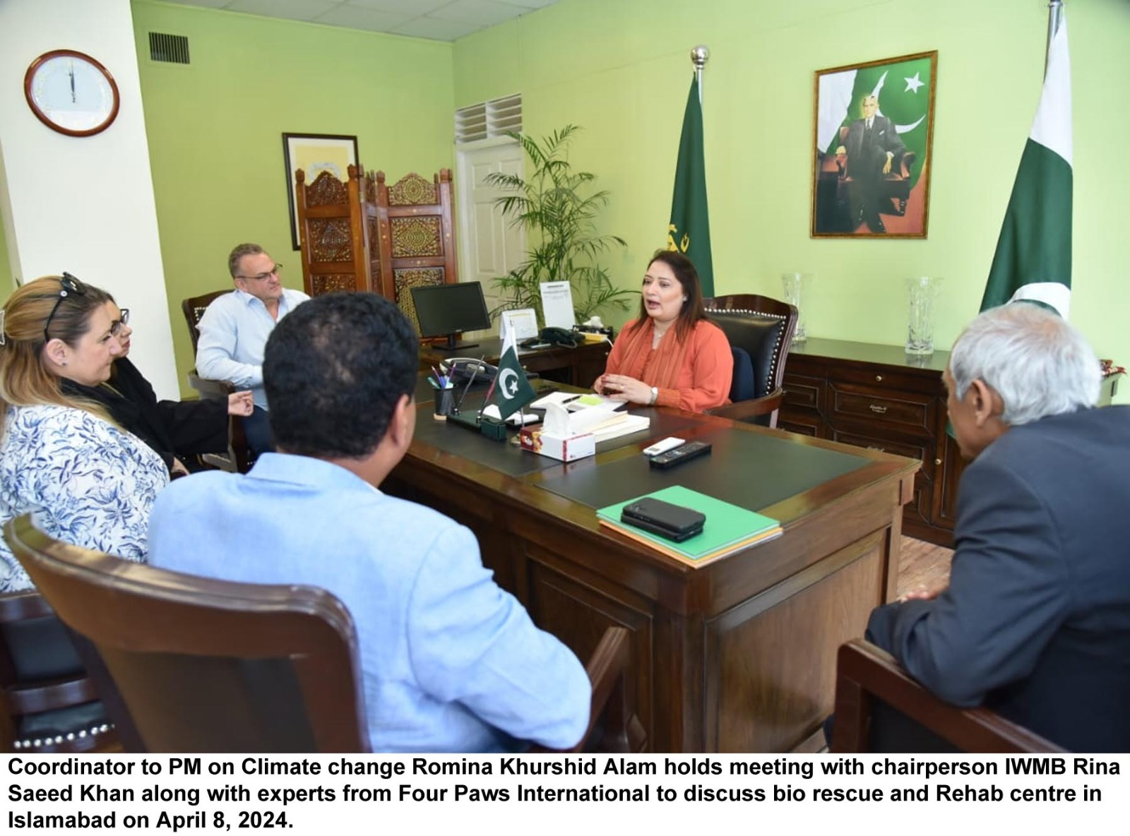 Romina for establishing first ever wildlife centre of excellence in Pakistan