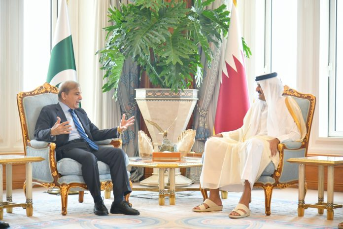 PM Shehbaz, Qatari Amir exchange Eid greetings; discuss bilateral ties PM Shehbaz, Qatari Amir exchange Eid greetings; discuss bilateral ties