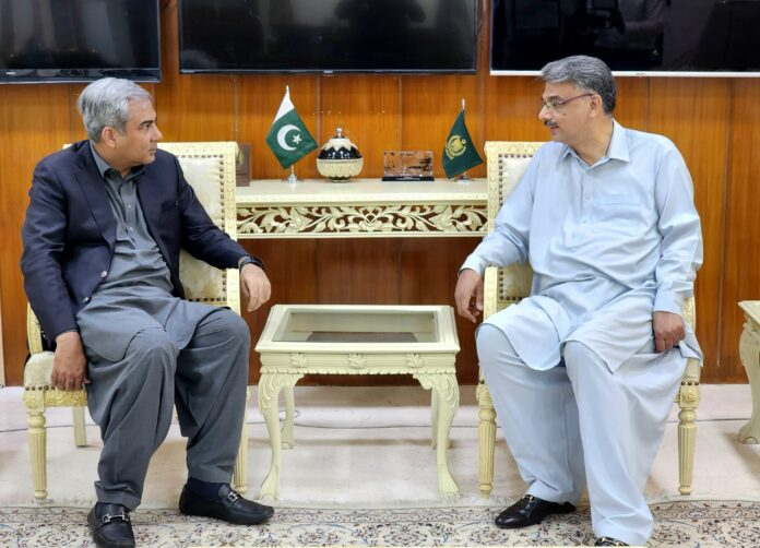 Mohsin Naqvi meets AJK PM: approves deployment of FC in AJK Mohsin Naqvi meets AJK PM: approves deployment of FC in AJK