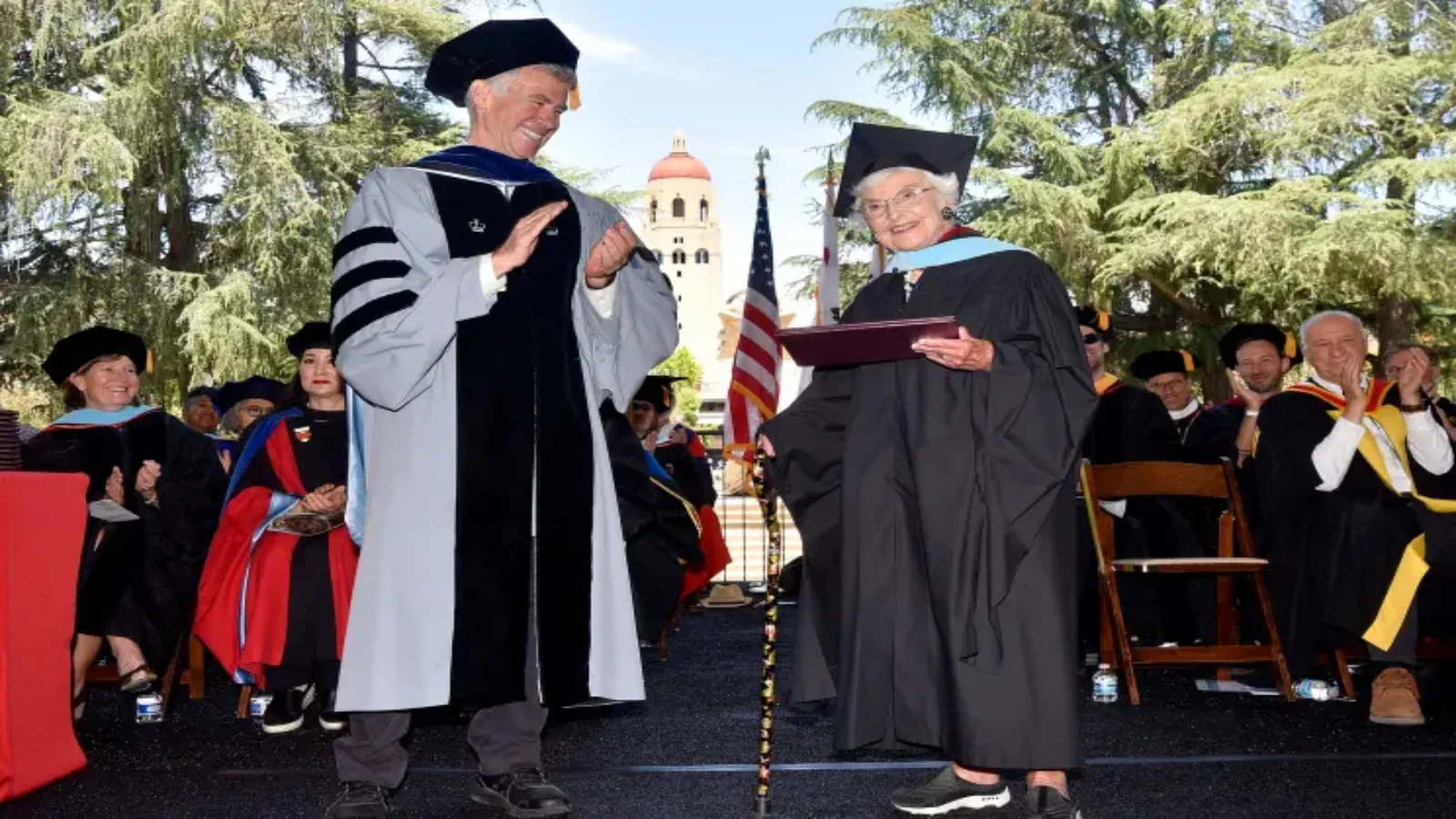 105-year-old woman graduates from Stanford University