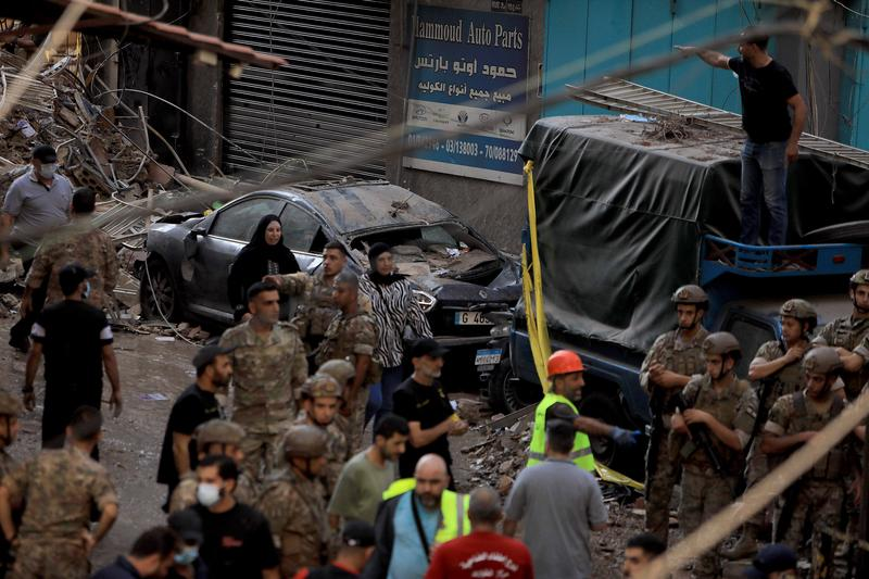 The southern suburbs of Beirut, the capital of Lebanon, were attacked by Israel
