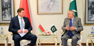 Pakistan, Belarus FMs reaffirm commitment to promote mutually beneficial cooperation