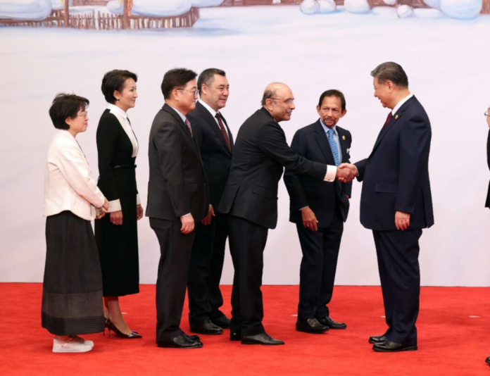 President Asif Zardari attends opening ceremony of Asian Winter Games in China