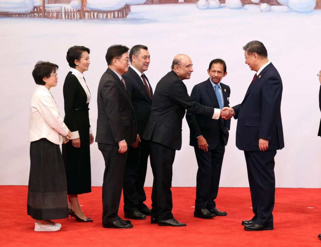 President Asif Zardari attends opening ceremony of Asian Winter Games in China