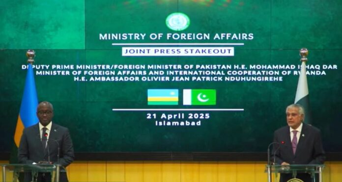 image Pakistan, Rwanda vow to deepen trade, defence, diplomatic ties