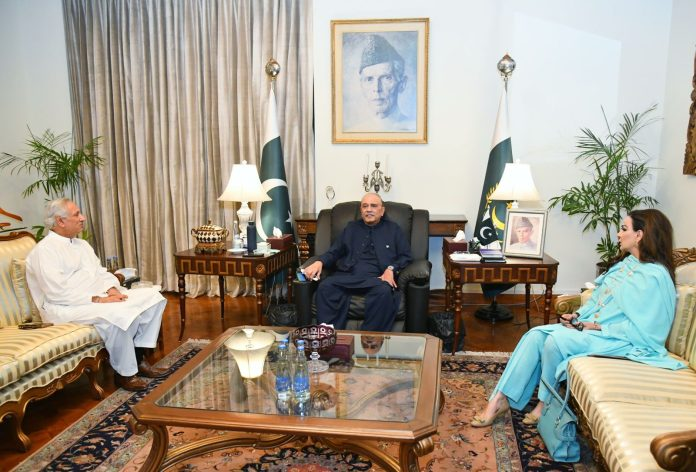 Senator Sherry Rehman on Thursday called on President Asif Ali Zardari