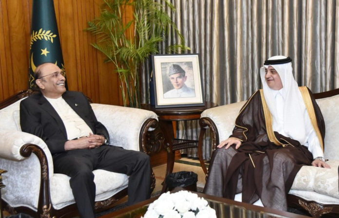 image Ambassador of Saudi Arabia calls on President Asif Ali Zardari