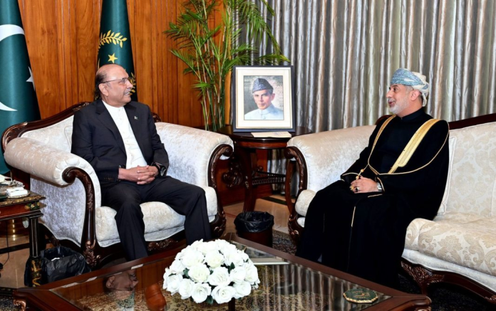 image President for boosting trade, economic ties with Oman