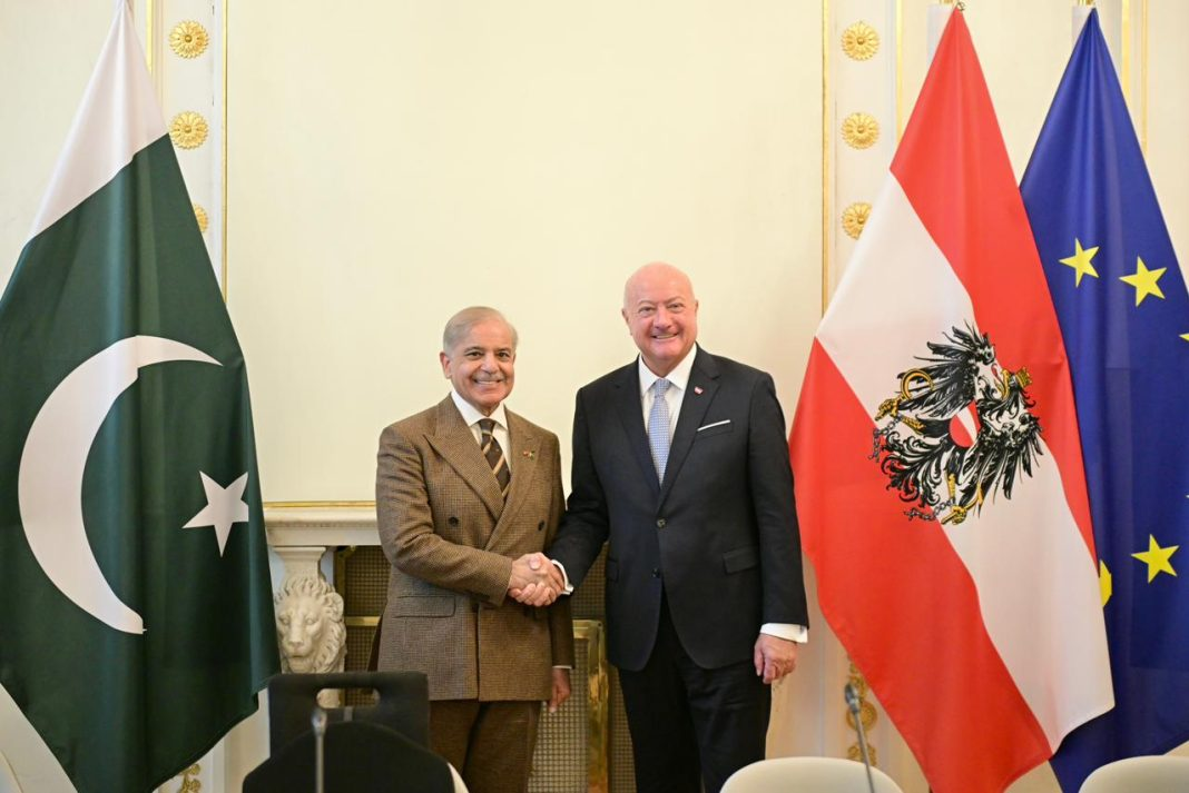 Polyglot PM Shehbaz surprises Austrian chancellor with German proficiency