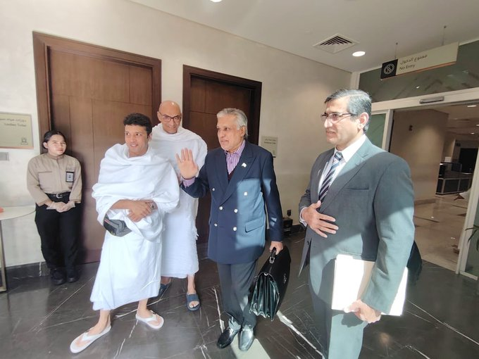 Deputy PM Ishaq Dar arrives in Saudi Arabia on 2-day visit