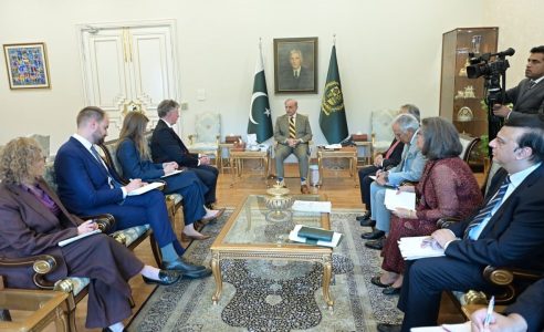 PM Shehbaz meets UK National Security Adviser Jonathan Powell