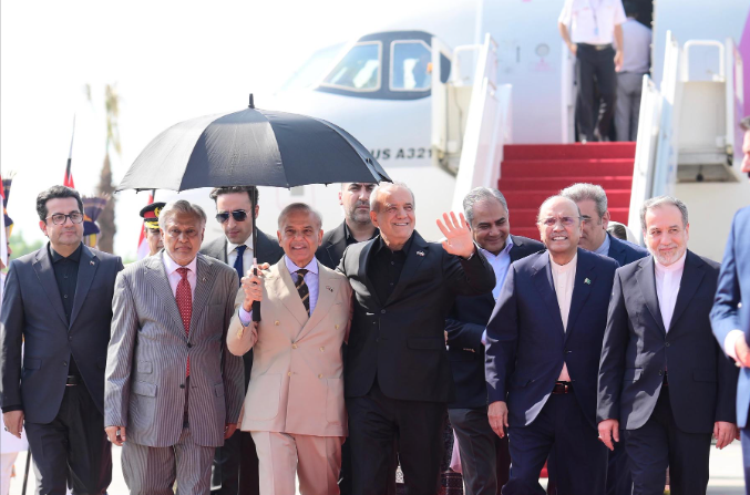 Iranian President Masoud Pezeshkian arrives on state visit to Pakistan