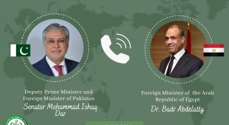 DPM Dar, Egyptian FM hope ongoing mediation efforts to contribute to lasting regional peace, stability