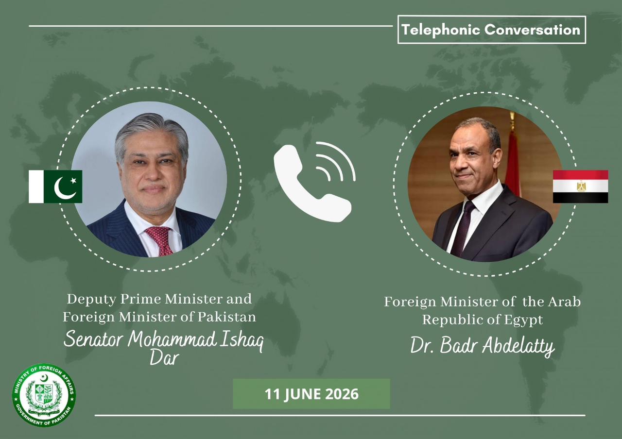 DPM Dar, Egyptian FM hope ongoing mediation efforts to contribute to lasting regional peace, stability