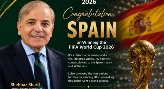 PM congratulates Spain on FIFA World Cup victory, commends host nations