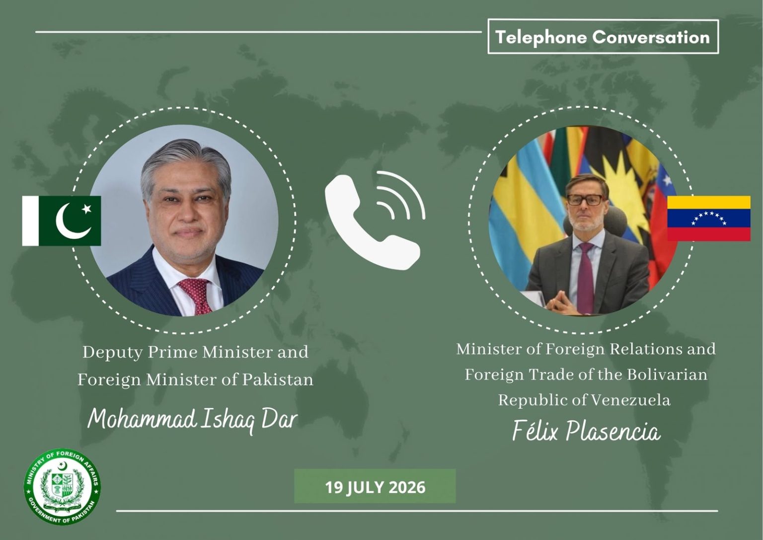 DPM/FM Dar, FM Venezuela resolve to further strengthen bilateral ties